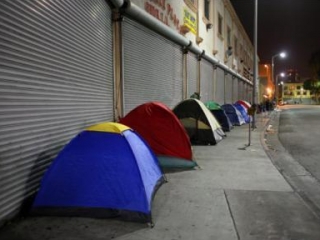 За последний год число бездомных в Нью-Йорке увеличилось на 20%