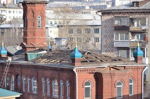 Реставрация исторической мечети в Чите