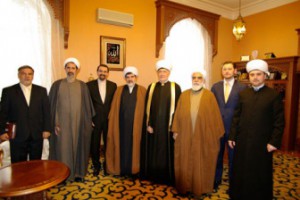 Равиль Гайнутдин на одной из встреч с иранской делегацией 