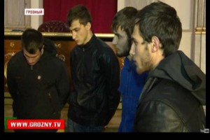 Задержанные (Фото: скрин с программы телеканала "Грозный")