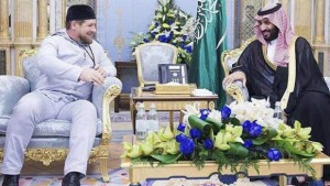 Рамзан Кадыров на встрече с заместителем наследного принца Саудовской Аравии Мухаммедом бен Салманом