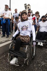 Участница марафона Яха Юсупхаджиева