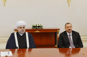 А.Паша-заде и Ильхам Алиев