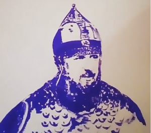 Портрет Кадырова художница написала грудью 