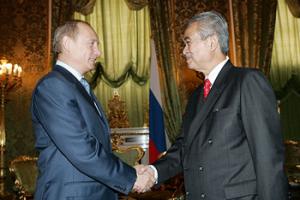 Владимир Путин принял в Кремле Премьер-министра Малайзии