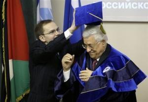 Аббас стал почетным доктором МГИМО