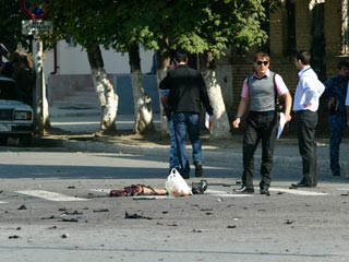В Грозном при взрыве смертника пострадали 5 человек