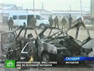 Во взорванной машине находилась семья Макшарипа Аушева