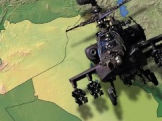 В Сирии военный вертолет, падая задел пассажирский самолет