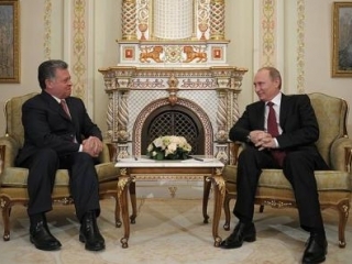 Путин обсудит с королем Иордании военное сотрудничество