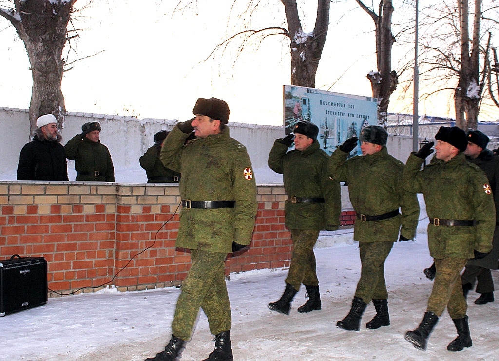 Муфтий открыл учебный год в воинской части