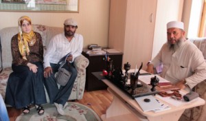 Мухаммад Рахимов и гости пятигорской мечети