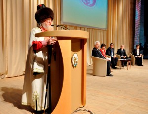 Один из гостей курултая - председатель ЦДУМ Талгат Таджуддин