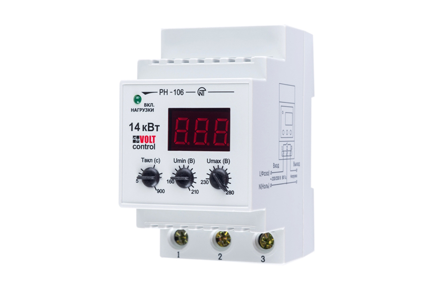 Надежные реле напряжения Volt Control от «Новатек Электро»