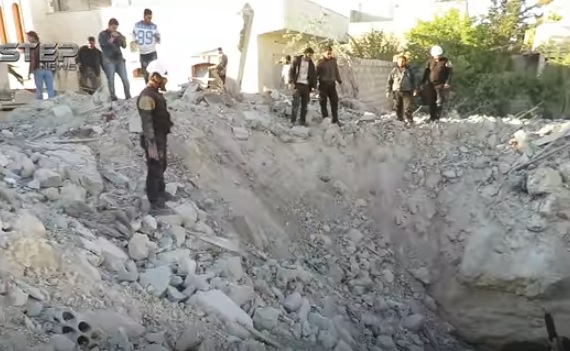 Российская бомба ошеломила боевиков в Сирии (ВИДЕО)