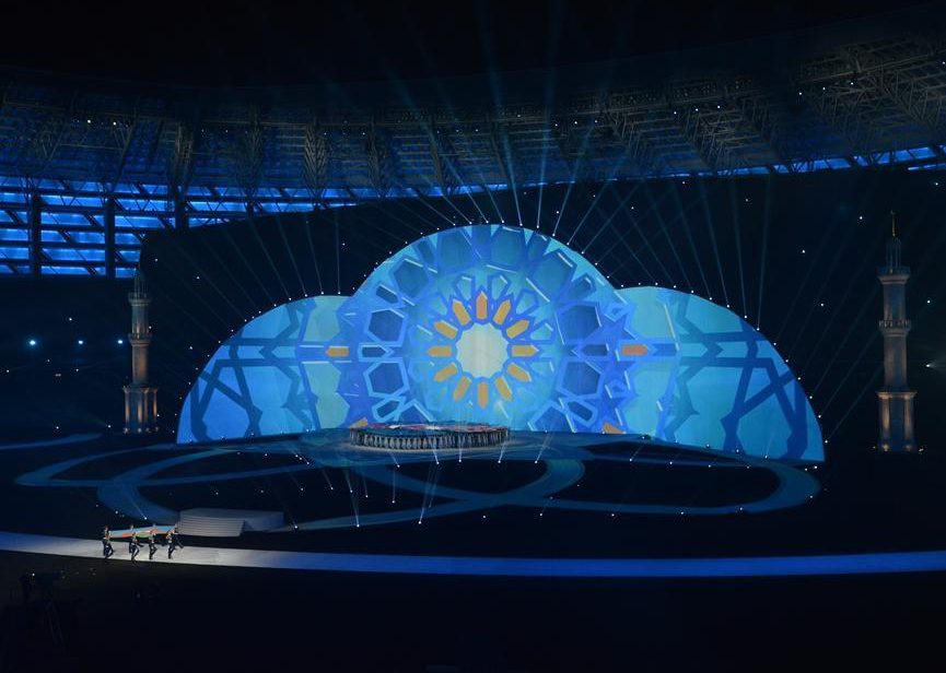 Церемония открытия IV Игр исламской солидарности в Баку (ВИДЕО)