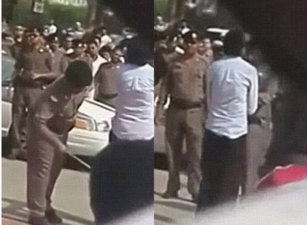 Саудовская Аравия. Блогера публично порют за богохульство (ВИДЕО)