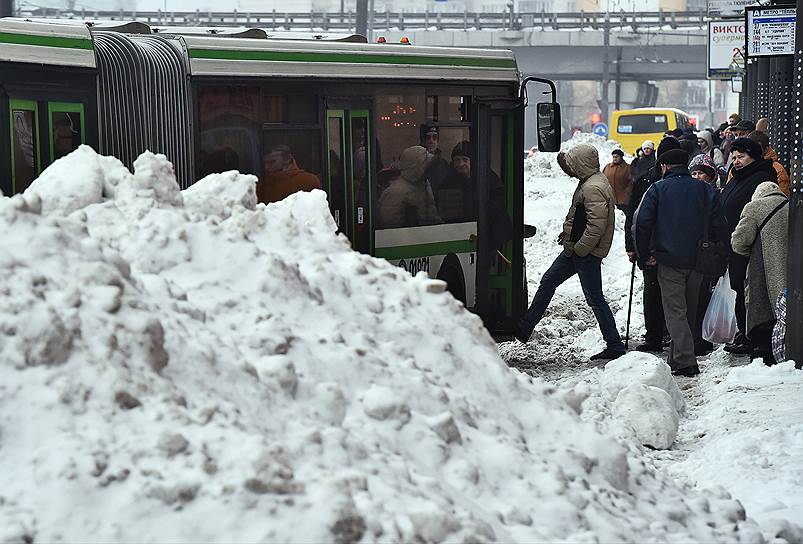 Мэрия: в плохой уборке снега коммунальщиками виноваты москвичи