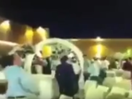 Сирийская ракета вызвала панику на свадьбе в Израиле (ВИДЕО)
