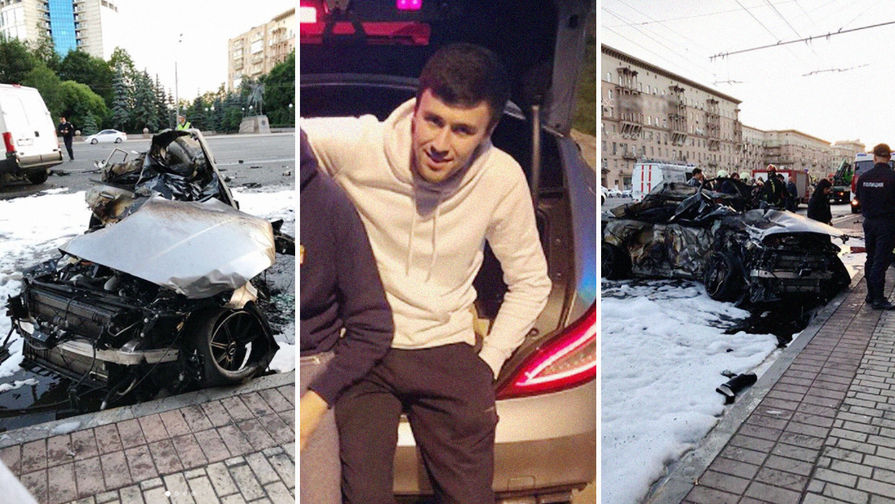 Уроженец Дагестана с другом сгорел заживо в ДТП на Кутузовском (ВИДЕО)
