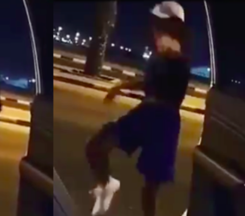 Пляски полуголой автоледи наделали шума в Саудовской Аравии (ВИДЕО)