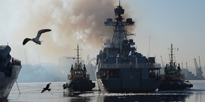 Россия развернула около Сирии мощнейшую группировку кораблей