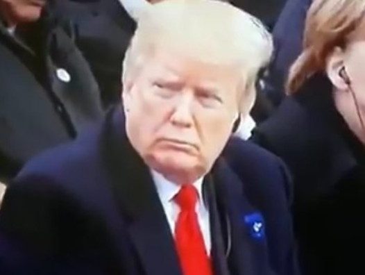 Король Мухаммед уснул рядом с женой Трампа (ВИДЕО)